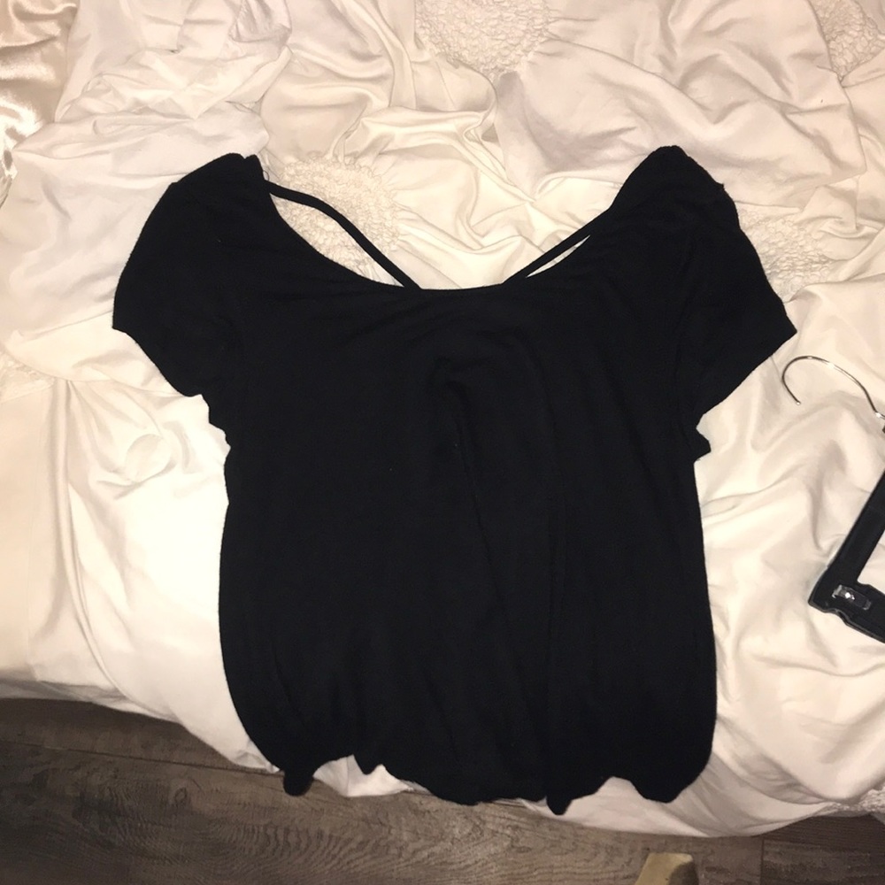 black shirt